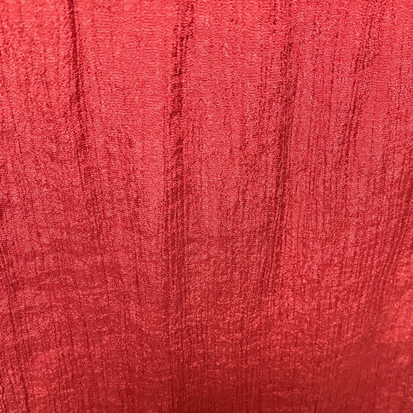 FIG & FLOWER brownish/red 3/4 sleeve w/lace detail blouse-size 2x - Picture 4 of 5